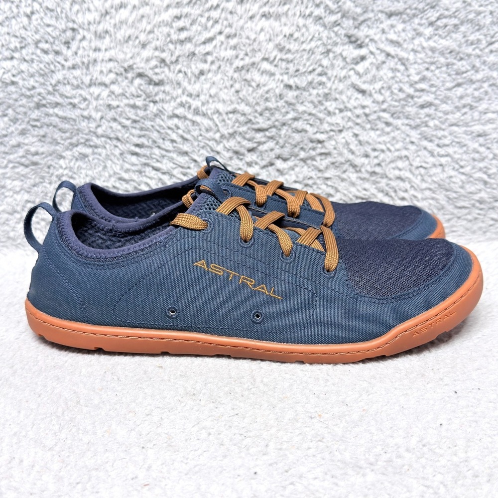 Astral Loyak Mens Size 10 Water Shoes Sneakers Navy Blue Barefoot Minimalist